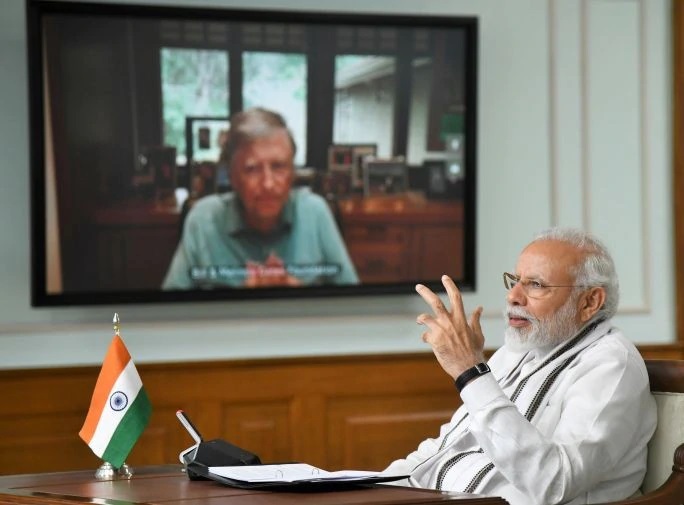 Prime Minister holds discussion on global response to COVID-19 with Bill Gates