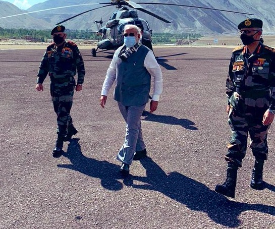 India-China standoff: PM Modi visits Ladakh