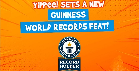 आईटीसी सनफीस्ट यिप्पी! ने अपनी दसवीं वर्षगांठ पर विश्व रिकॉर्ड बनाया