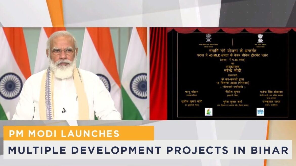 Bihar: PM Modi launches multiple development projects