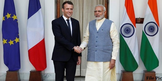 PM Modi condemns terrorist attacks in France