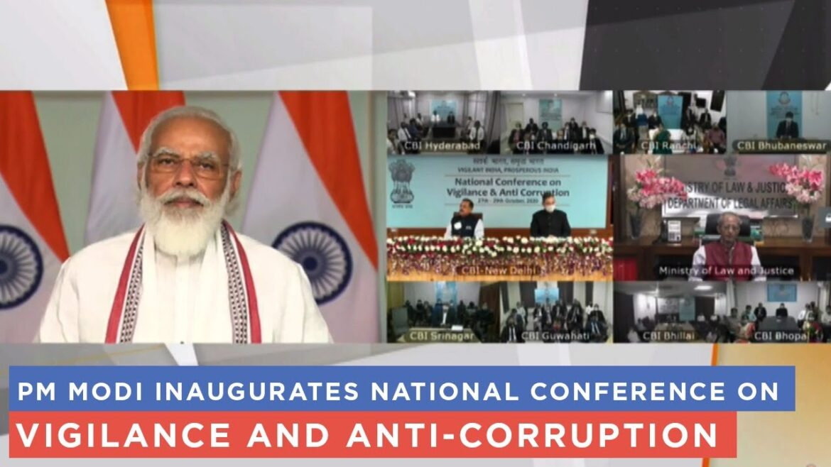 PM @narendramodi inaugurates National Conference on Vigilance and Anti-Corruption