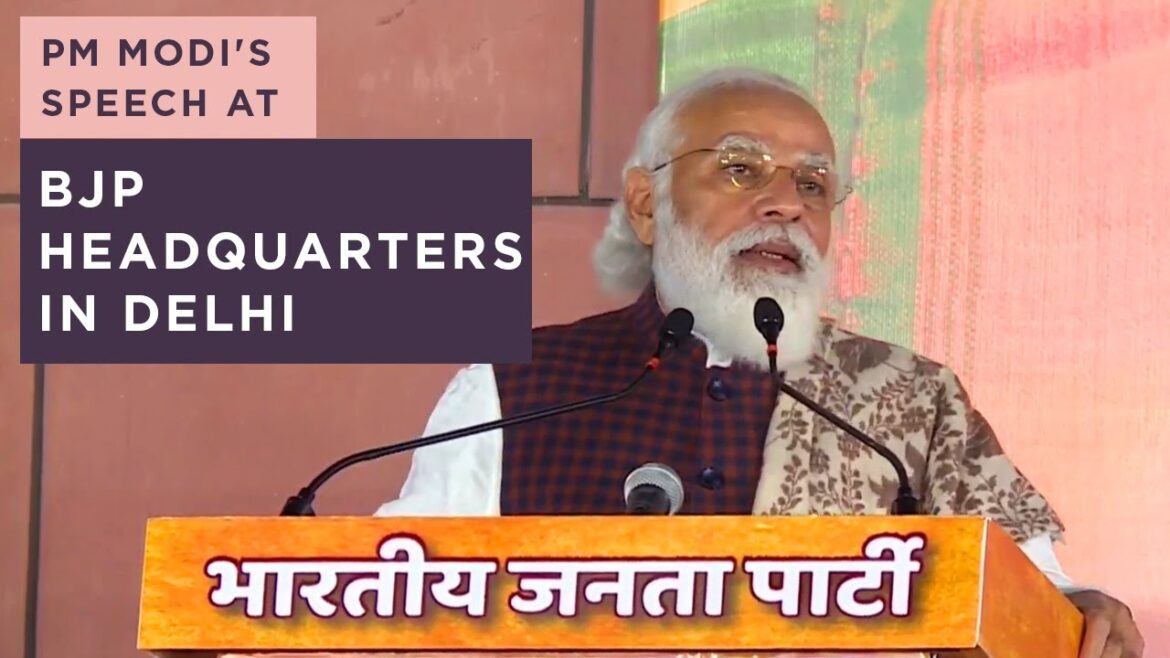 PM Modi’s speech at BJP headquarters in Delhi post Bihar Elections Victory