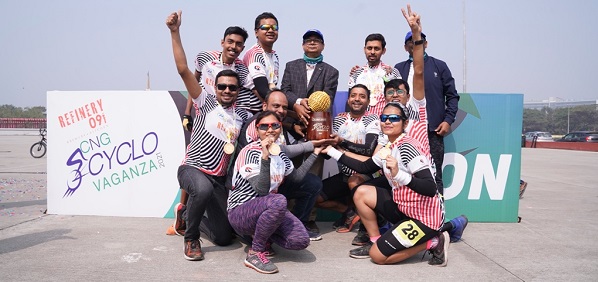 Team Mico Bombers wins the first CNG Cyclo Vaganza 2021 Cycling Tournament