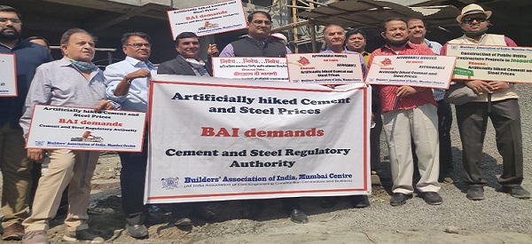 BAI stages day-long strike against cement and steel price hike