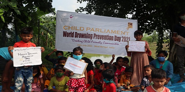 CINI observes World Drowning Prevention Day with unique ‘Child Parliament’