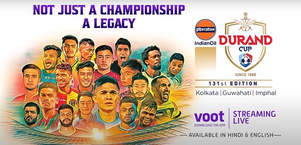 Shaan and Papon lend their melodious voices for the anthem song of the Indian Oil Durand Cup 131st Edition on VOOT & Sports18