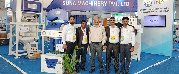 Sona Machinery demonstrates its superior grain processing technology at the 24th International Rice Grain Pro-Tech Expo 2022