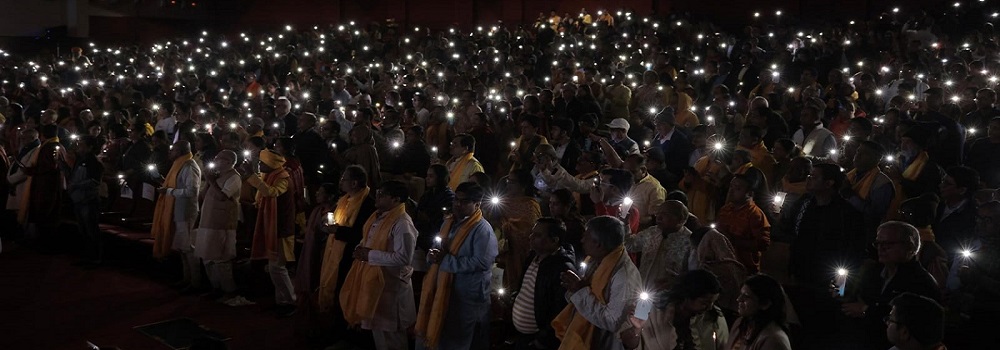 Over 2000 devotees come together to celebrate Shri Ram Mandir Mahotsav