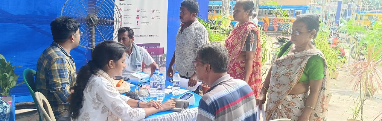 Cancer Screening Program & OPD Camp held for Bus Drivers & their Family members